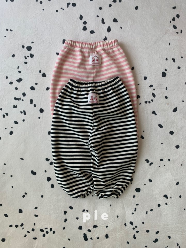 Pie - Korean Baby Fashion - #babyootd - Ping Pong Stripe Jogger Pants