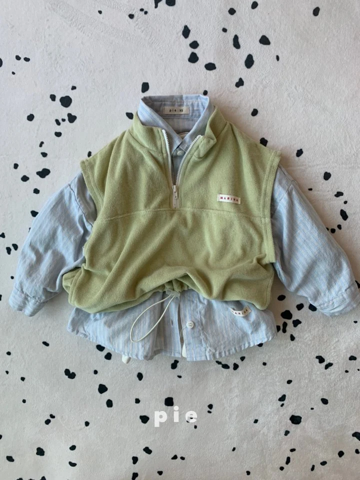 Pie - Korean Baby Fashion - #babyoutfit - Alpha Terry Vest - 5