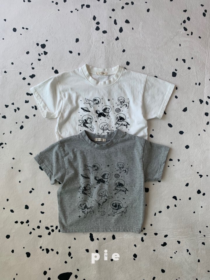 Pie - Korean Baby Fashion - #babyoutfit - Puppy Short Sleeve Tee
