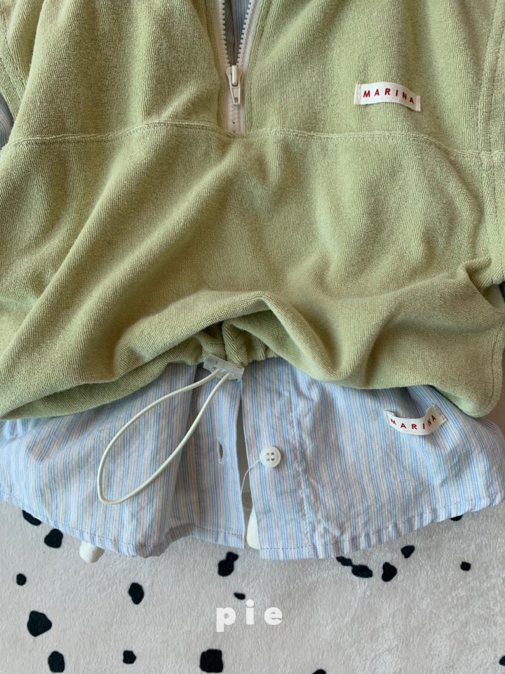 Pie - Korean Baby Fashion - #onlinebabyboutique - Alpha Terry Vest - 7