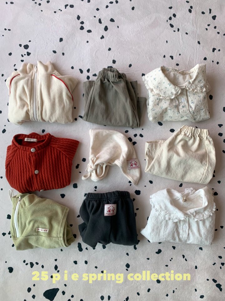 Pie - Korean Baby Fashion - #onlinebabyshop - Alpha Terry Vest - 8