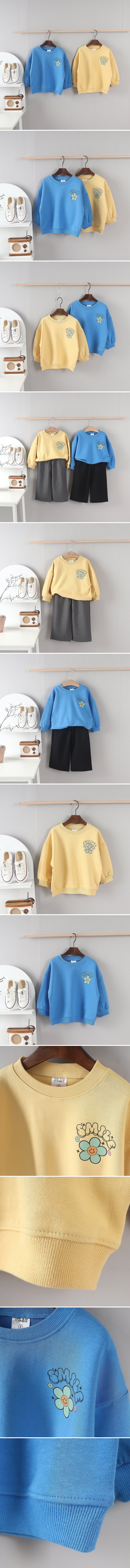 Play - Korean Children Fashion - #Kfashion4kids - Film Smile Sweatshirts