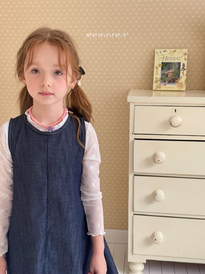 Poisson - Korean Children Fashion - #Kfashion4kids - Romi Denim One-piece - 9