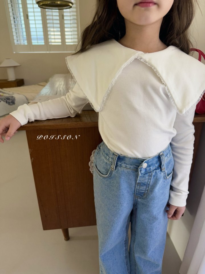 Poisson - Korean Children Fashion - #childofig - Hailey Collar Tee - 10