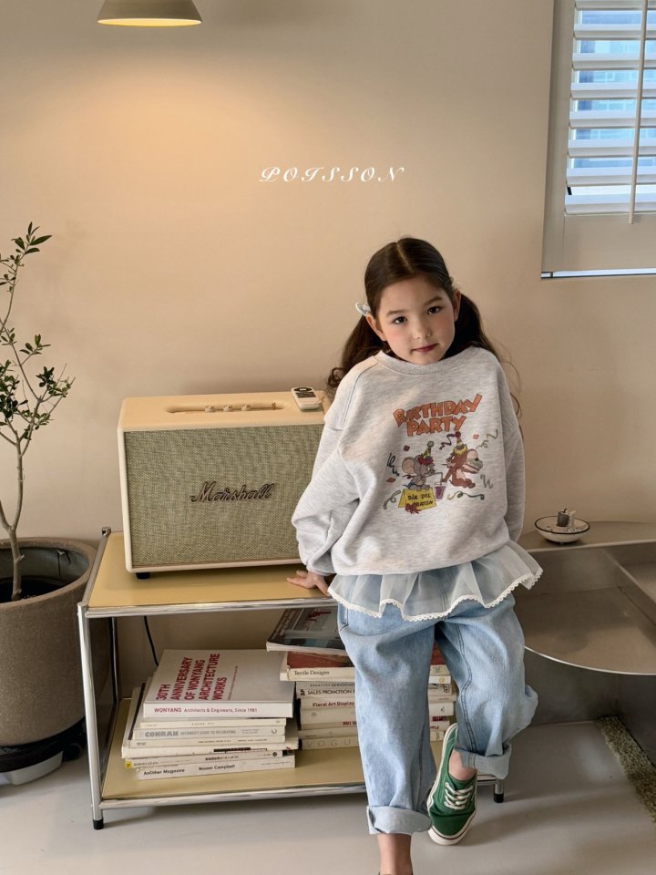 Poisson - Korean Children Fashion - #childofig - Birthday Sweatshirts - 6