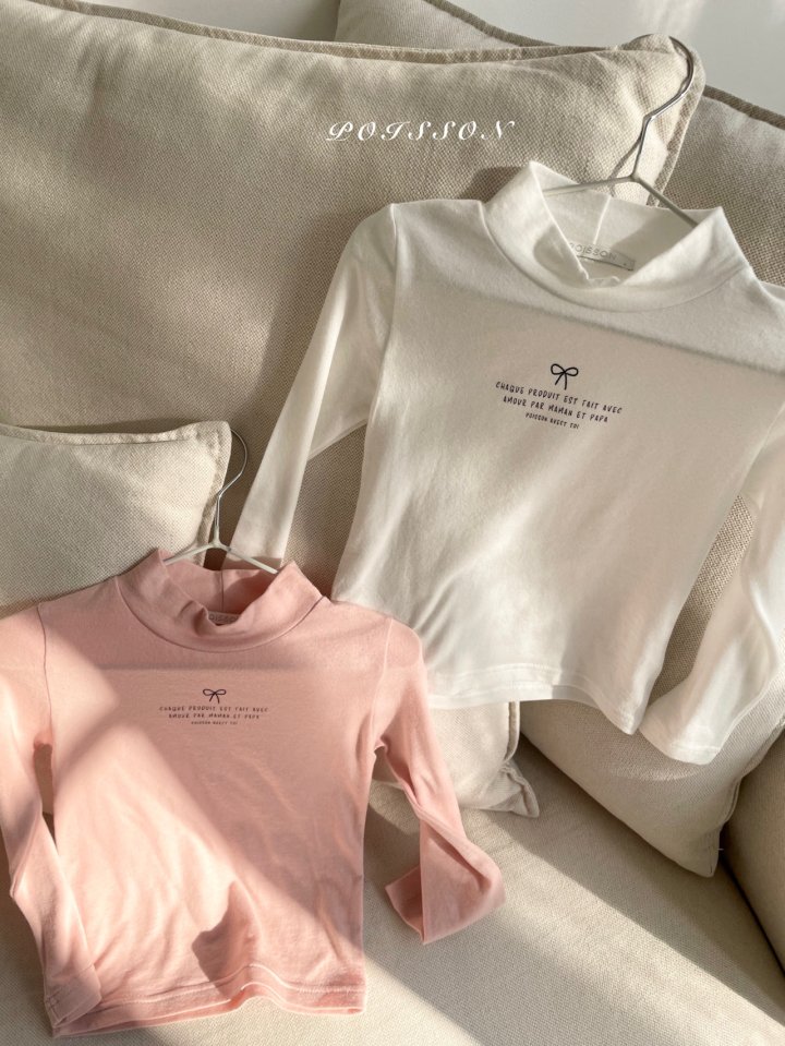 Poisson - Korean Children Fashion - #childofig - Half Turtleneck Tee - 12