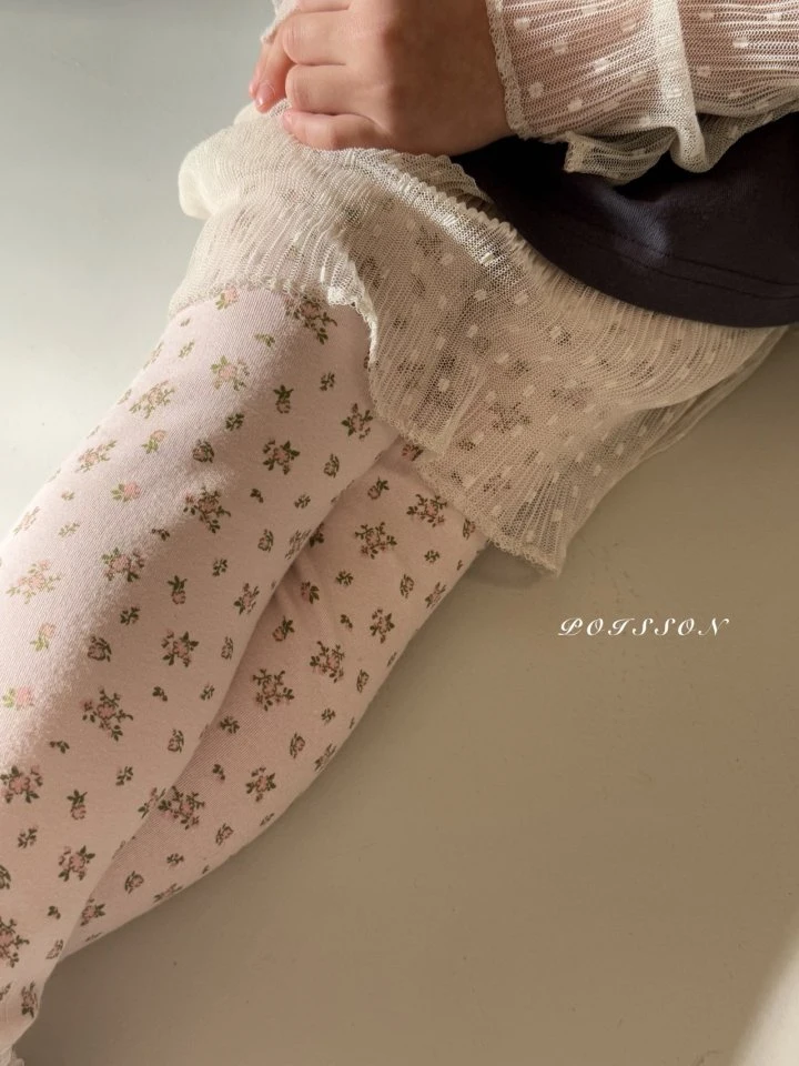 Poisson - Korean Children Fashion - #childofig - Bella Lace Leggings - 9