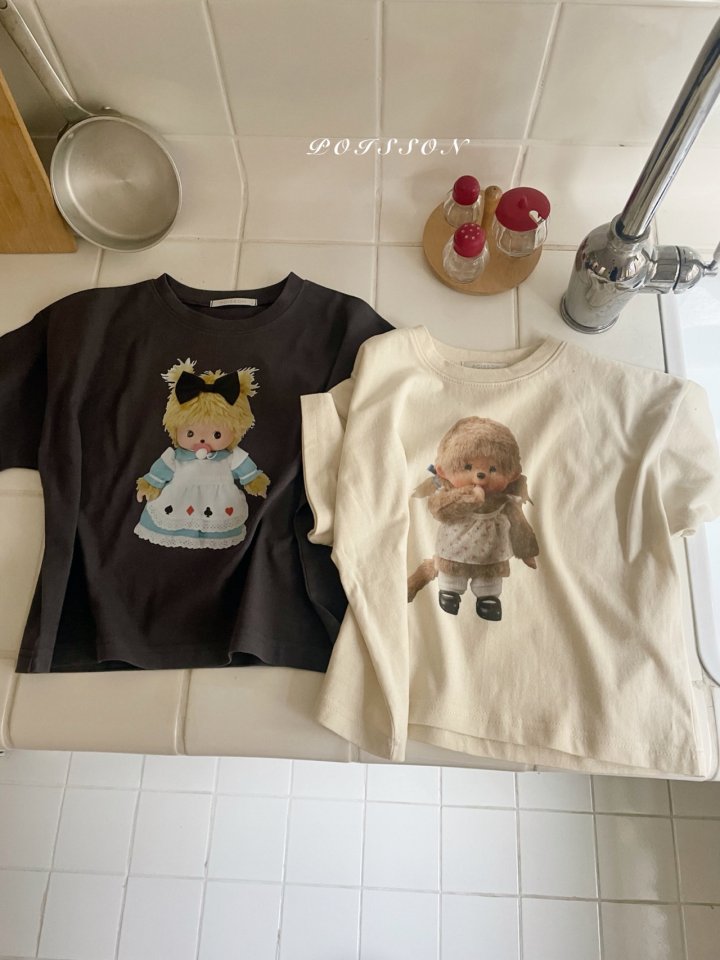 Poisson - Korean Children Fashion - #childofig - Small Doll Tee - 4
