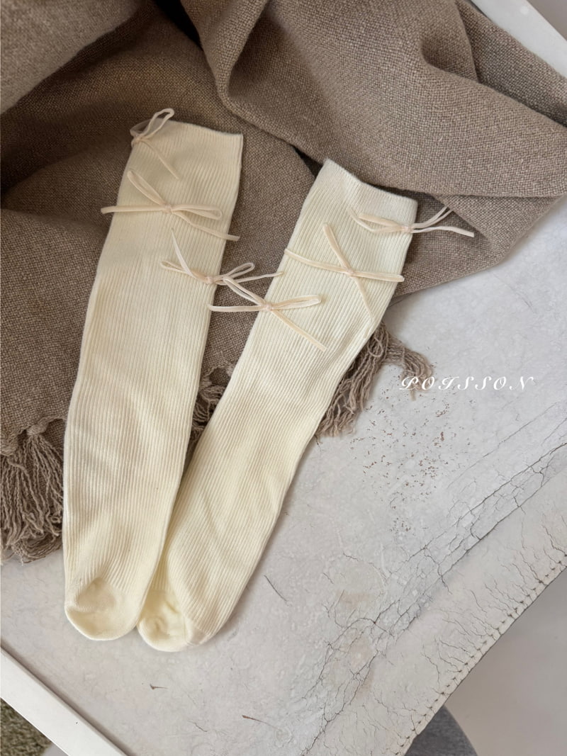 Poisson - Korean Children Fashion - #childofig - Ribbon Knee Socks - 7