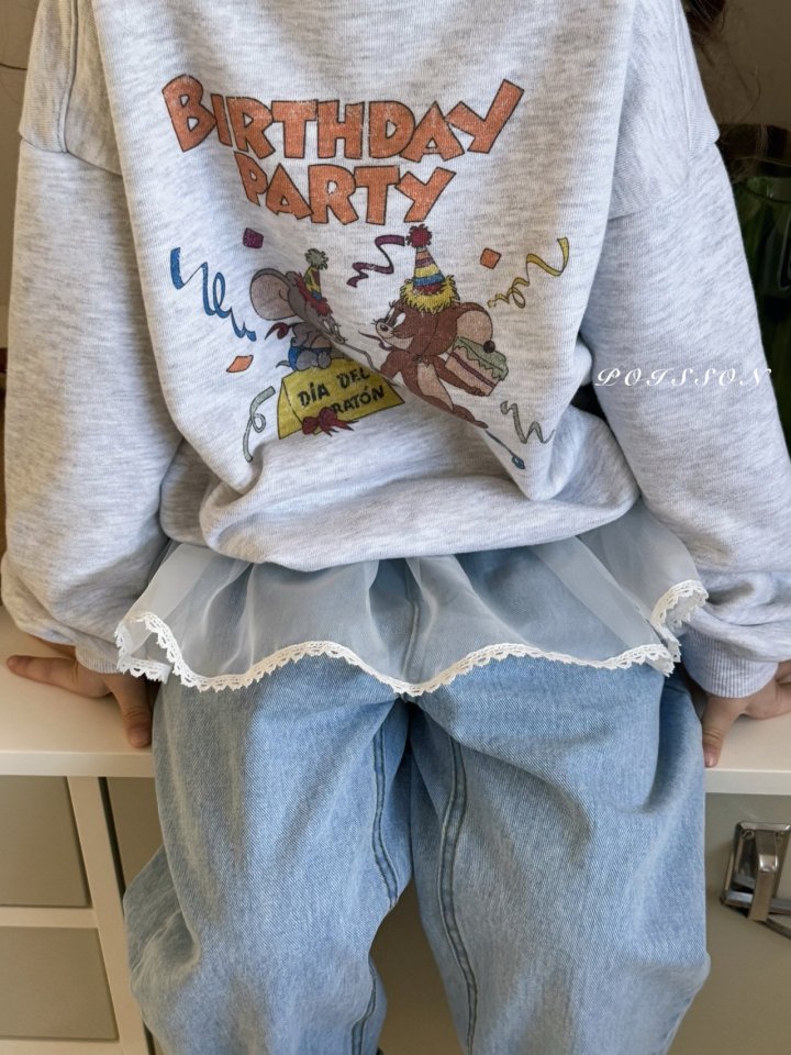 Poisson - Korean Children Fashion - #childrensboutique - Birthday Sweatshirts - 7