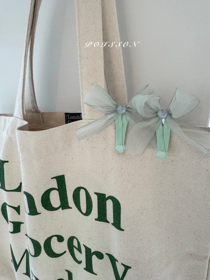 Poisson - Korean Children Fashion - #childrensboutique - Chiffon Ribbon Hairpin - 3
