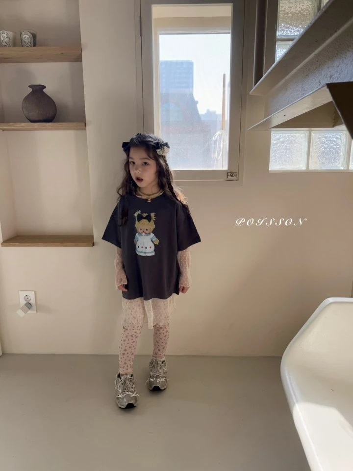 Poisson - Korean Children Fashion - #childrensboutique - Bella Lace Leggings - 10