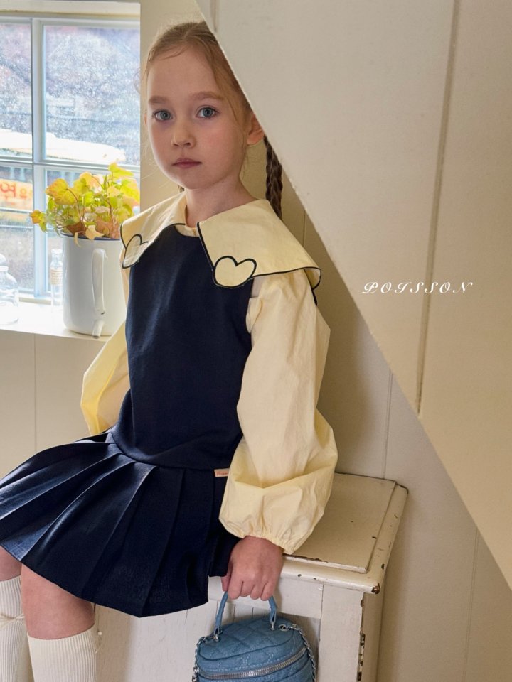 Poisson - Korean Children Fashion - #childrensboutique - Pleats One-piece - 8
