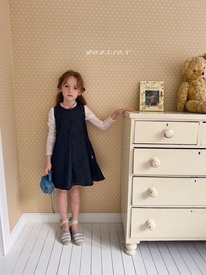 Poisson - Korean Children Fashion - #childrensboutique - Bow Lace Tee - 7