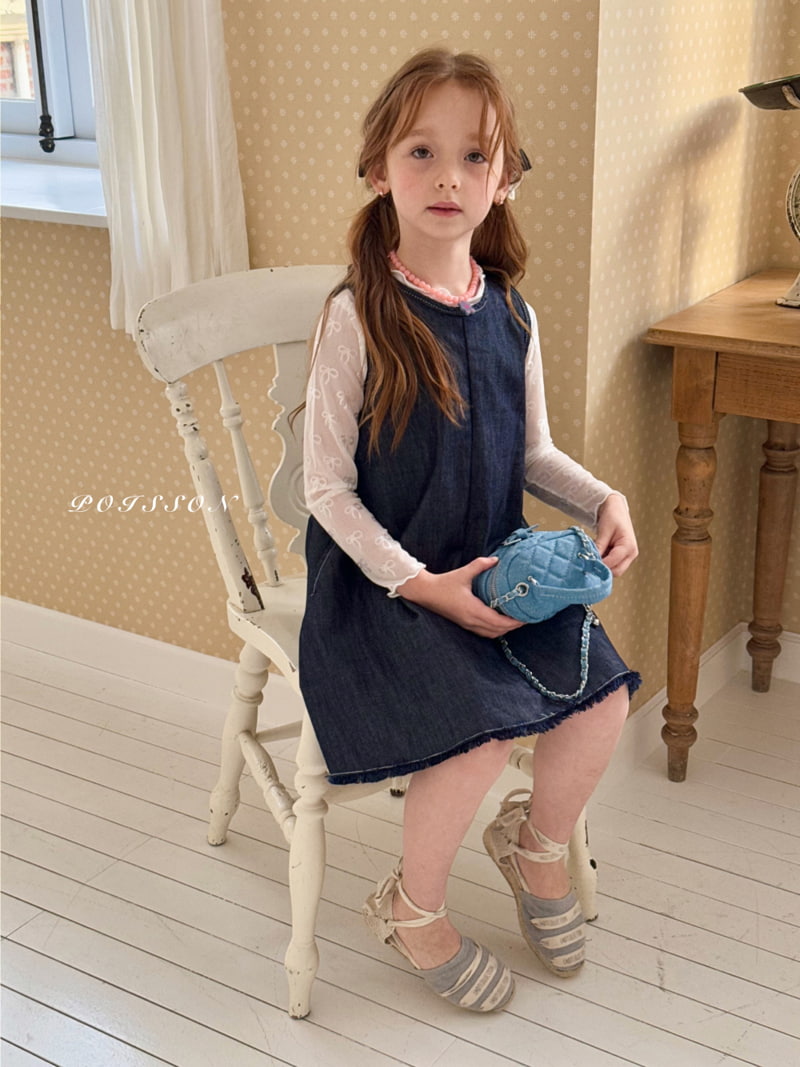 Poisson - Korean Children Fashion - #childrensboutique - Denim Mini Bag - 9