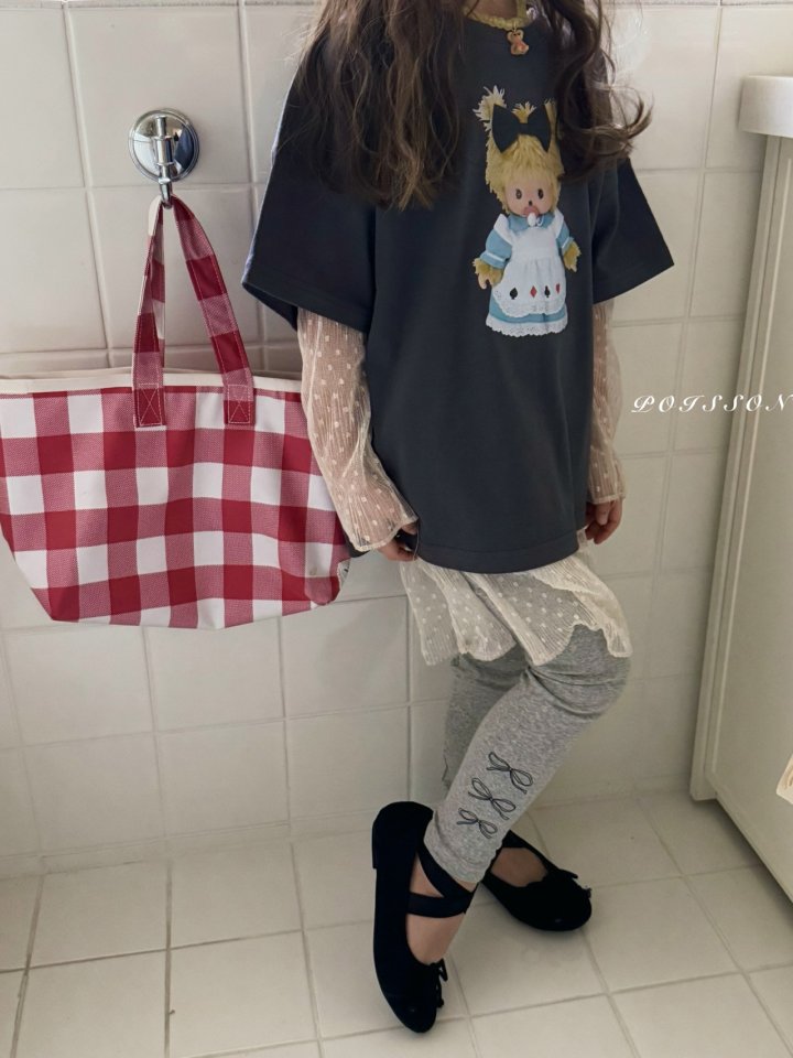 Poisson - Korean Children Fashion - #designkidswear - Dot Mesh Blouse - 5
