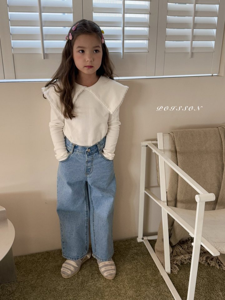 Poisson - Korean Children Fashion - #designkidswear - Heart Pocket Denim Pants - 10