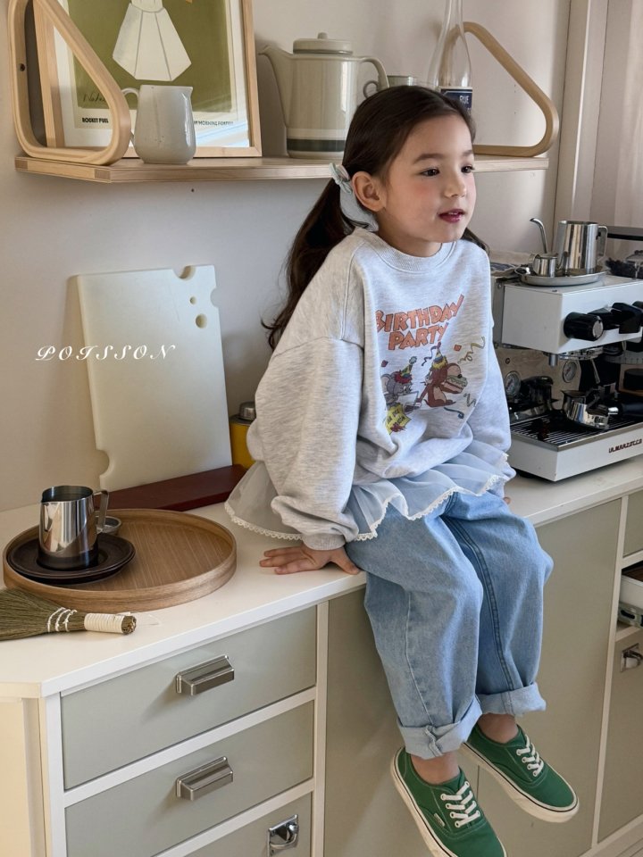 Poisson - Korean Children Fashion - #designkidswear - Birthday Sweatshirts - 8
