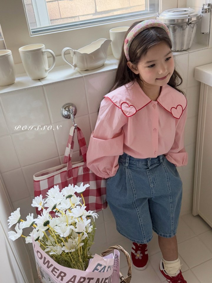 Poisson - Korean Children Fashion - #designkidswear - Love Blouse - 6