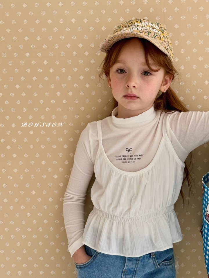 Poisson - Korean Children Fashion - #designkidswear - Half Turtleneck Tee