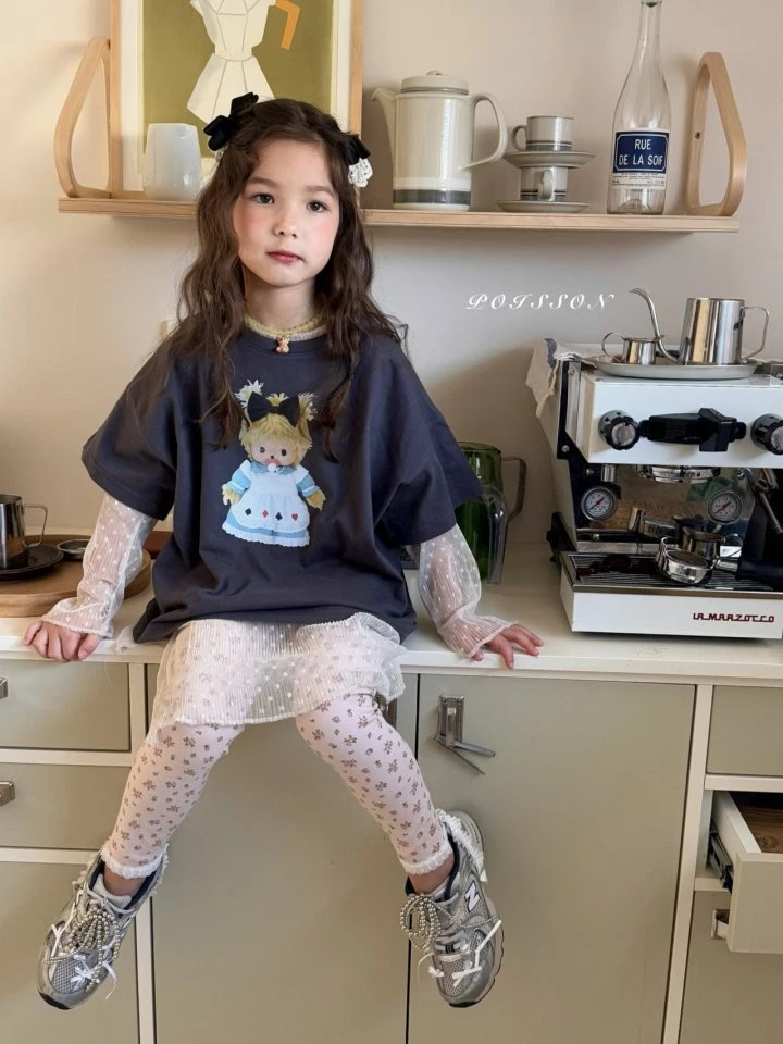 Poisson - Korean Children Fashion - #designkidswear - Bella Lace Leggings - 11