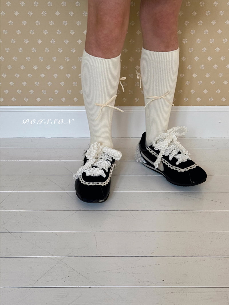 Poisson - Korean Children Fashion - #designkidswear - Ribbon Knee Socks - 9