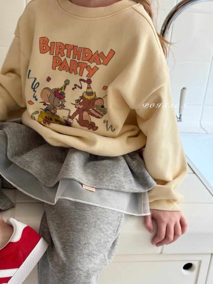 Poisson - Korean Children Fashion - #discoveringself - Birthday Sweatshirts - 9