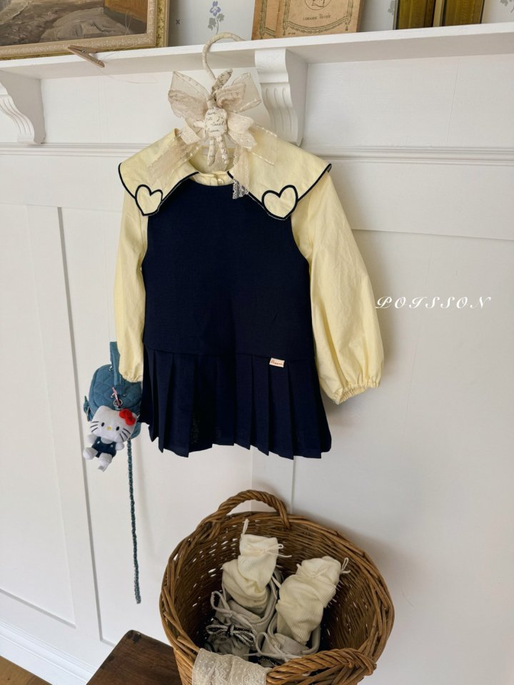 Poisson - Korean Children Fashion - #discoveringself - Pleats One-piece - 10