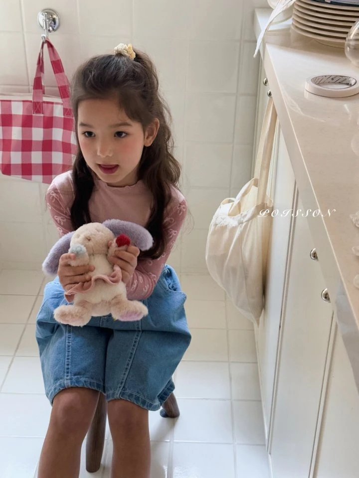 Poisson - Korean Children Fashion - #discoveringself - Bow Lace Tee - 9