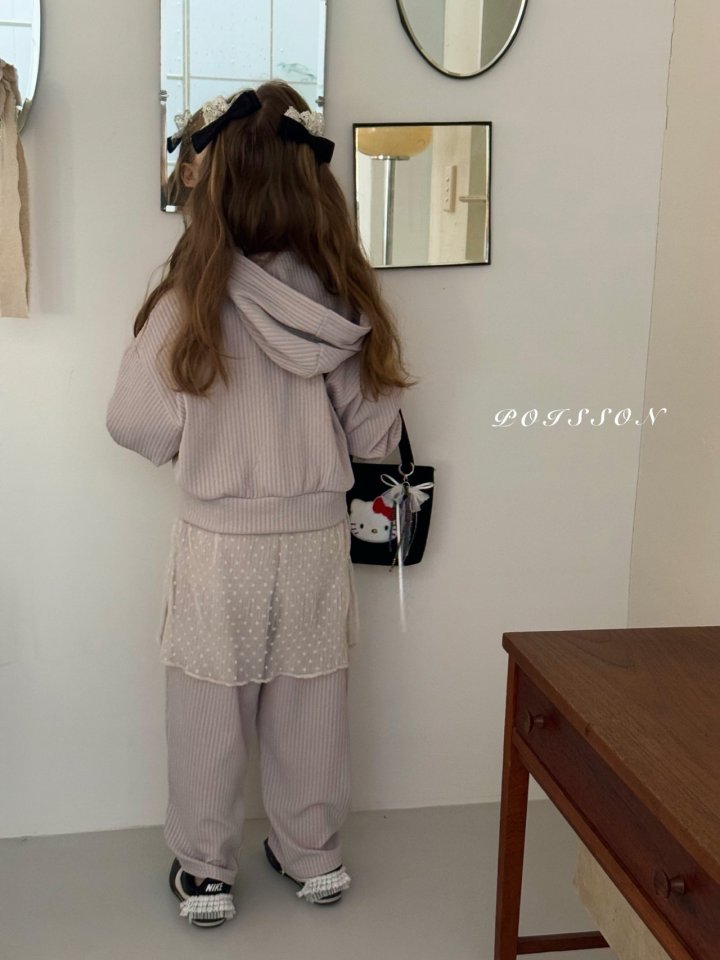 Poisson - Korean Children Fashion - #fashionkids - Dot Mesh Blouse - 7