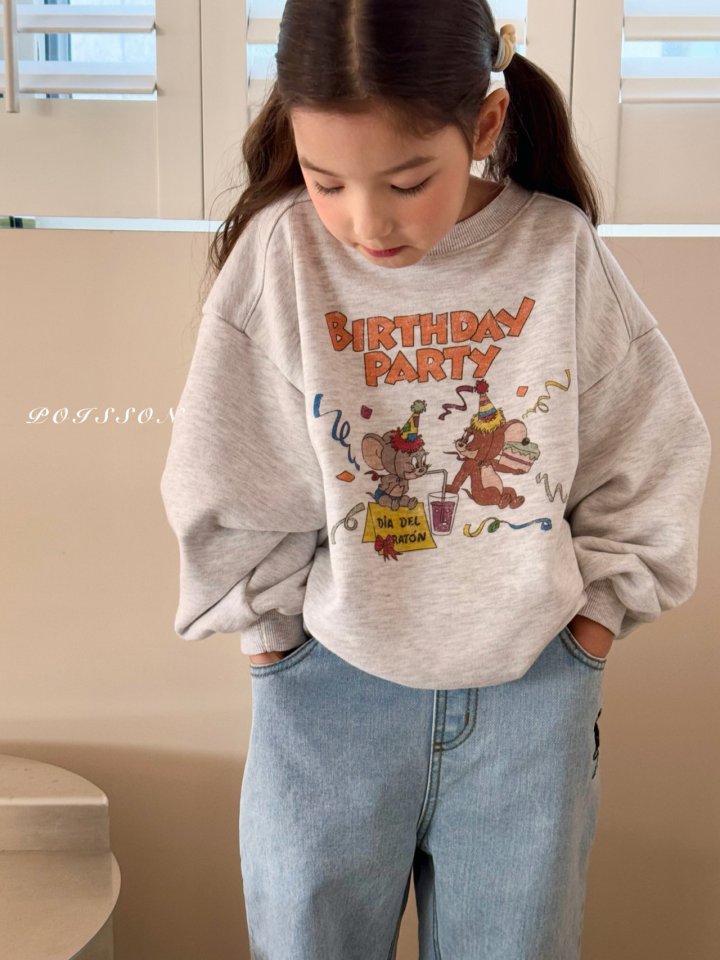 Poisson - Korean Children Fashion - #fashionkids - Birthday Sweatshirts - 10