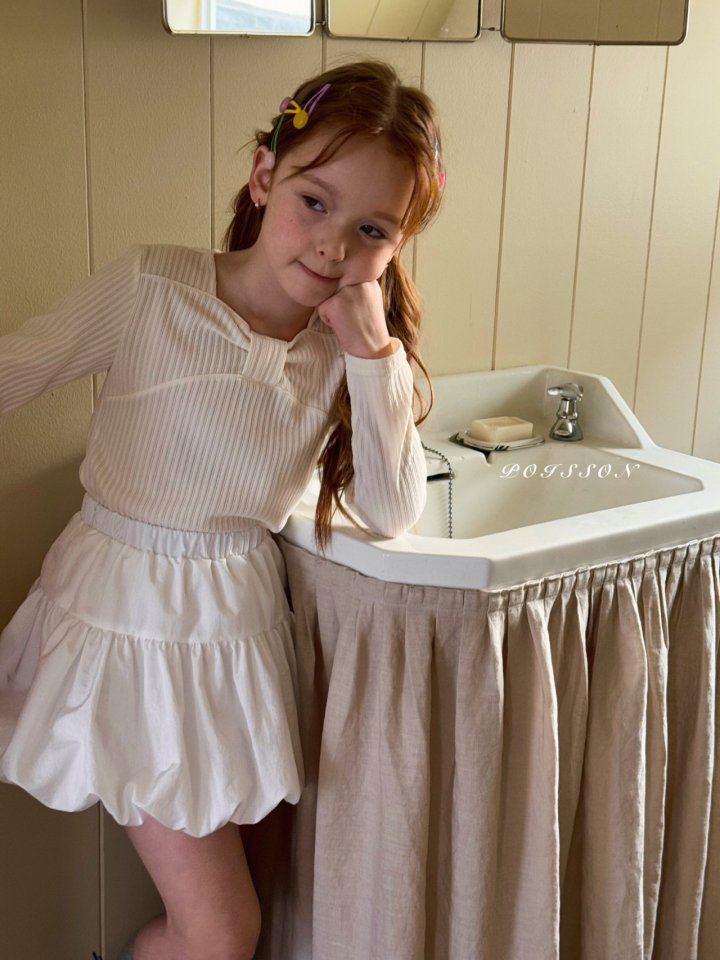 Poisson - Korean Children Fashion - #discoveringself - Ribbon Tee - 4