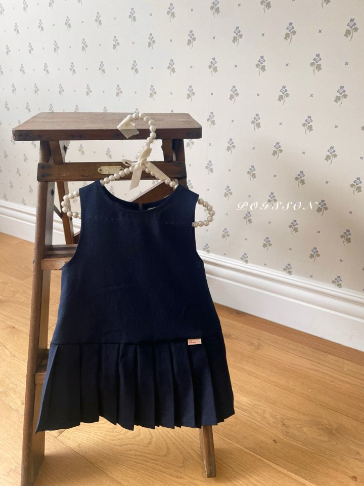 Poisson - Korean Children Fashion - #kidsshorts - Pleats One-piece - 12