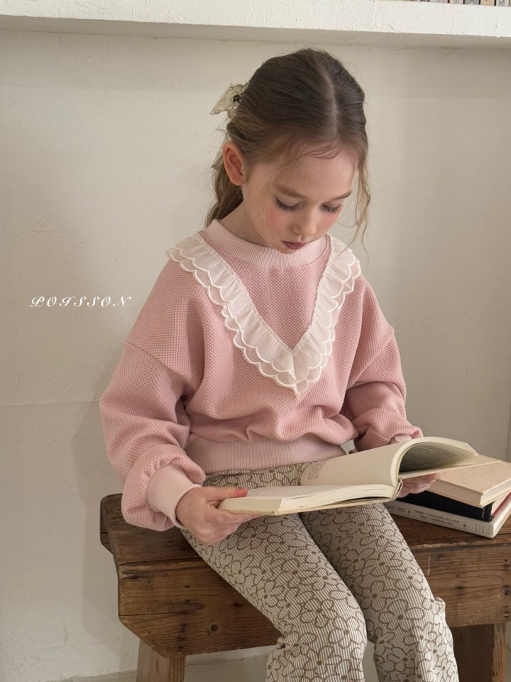 Poisson - Korean Children Fashion - #kidzfashiontrend - Miel Lace Sweaetshirts - 7