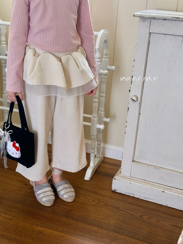 Poisson - Korean Children Fashion - #kidzfashiontrend - Verona Frill Pants - 5
