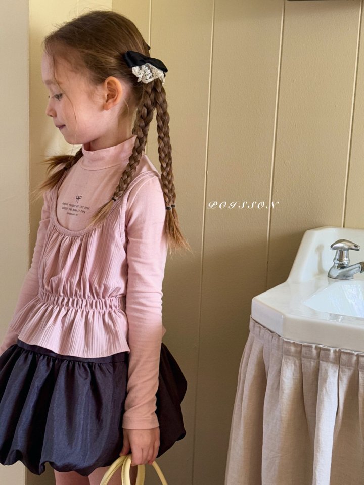 Poisson - Korean Children Fashion - #littlefashionista - Half Turtleneck Tee - 8
