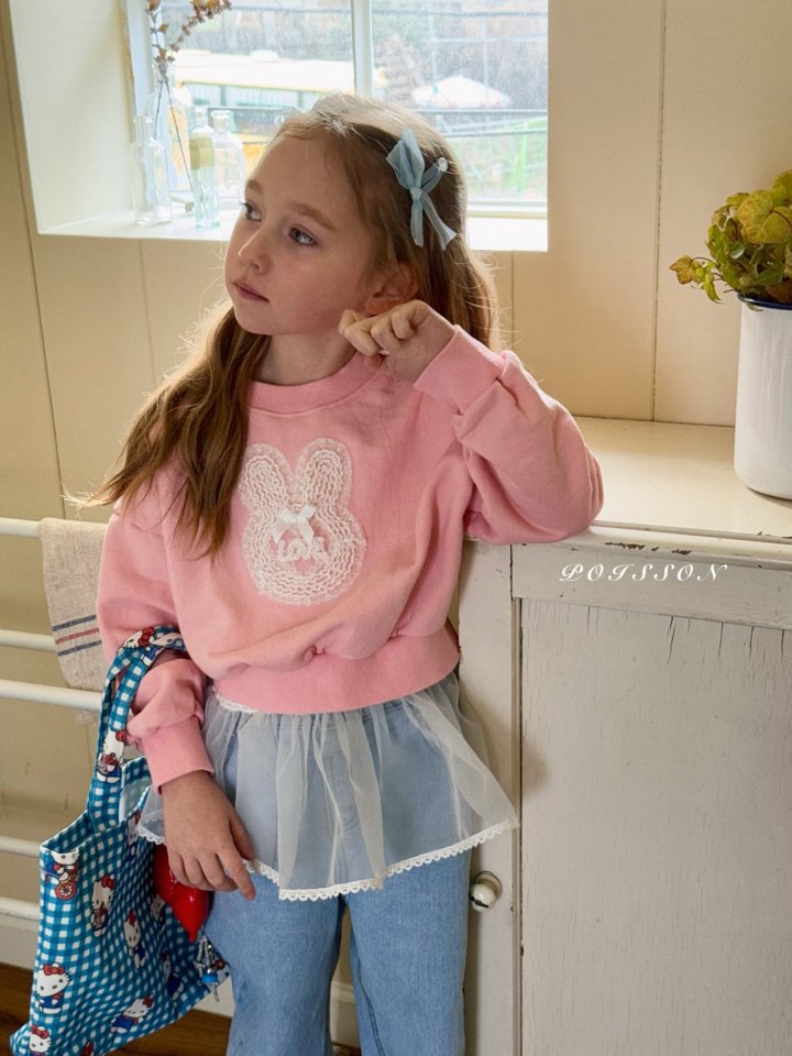 Poisson - Korean Children Fashion - #littlefashionista - Rabbit Sweatshirts - 6