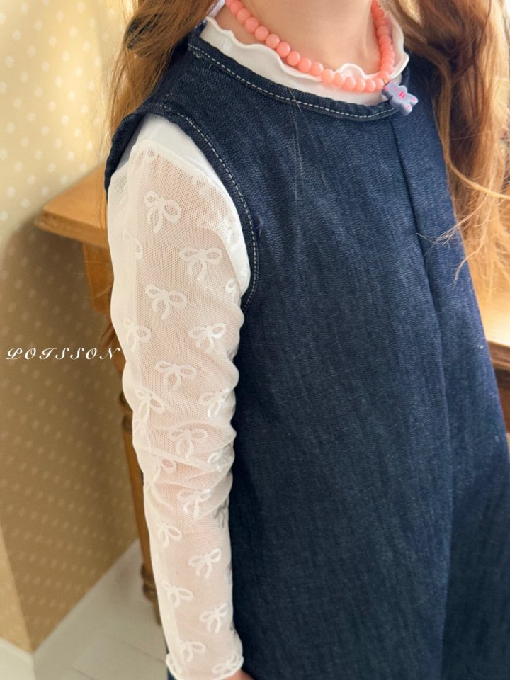 Poisson - Korean Children Fashion - #magicofchildhood - Romi Denim One-piece - 11