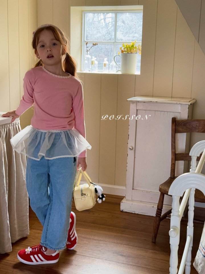 Poisson - Korean Children Fashion - #magicofchildhood - Grace Tee - 6