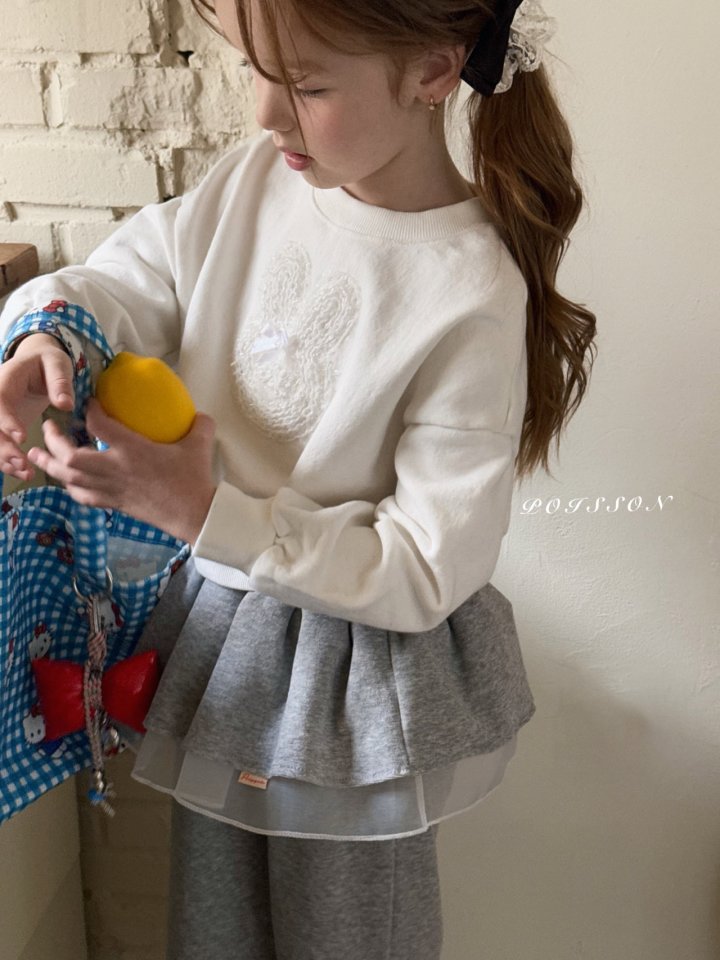 Poisson - Korean Children Fashion - #magicofchildhood - Rabbit Sweatshirts - 7