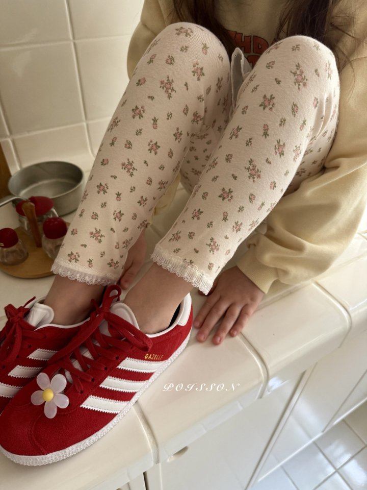 Poisson - Korean Children Fashion - #magicofchildhood - Bella Lace Leggings - 5