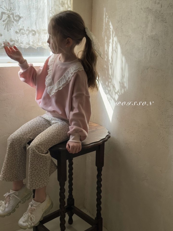 Poisson - Korean Children Fashion - #minifashionista - Miel Lace Sweaetshirts - 11