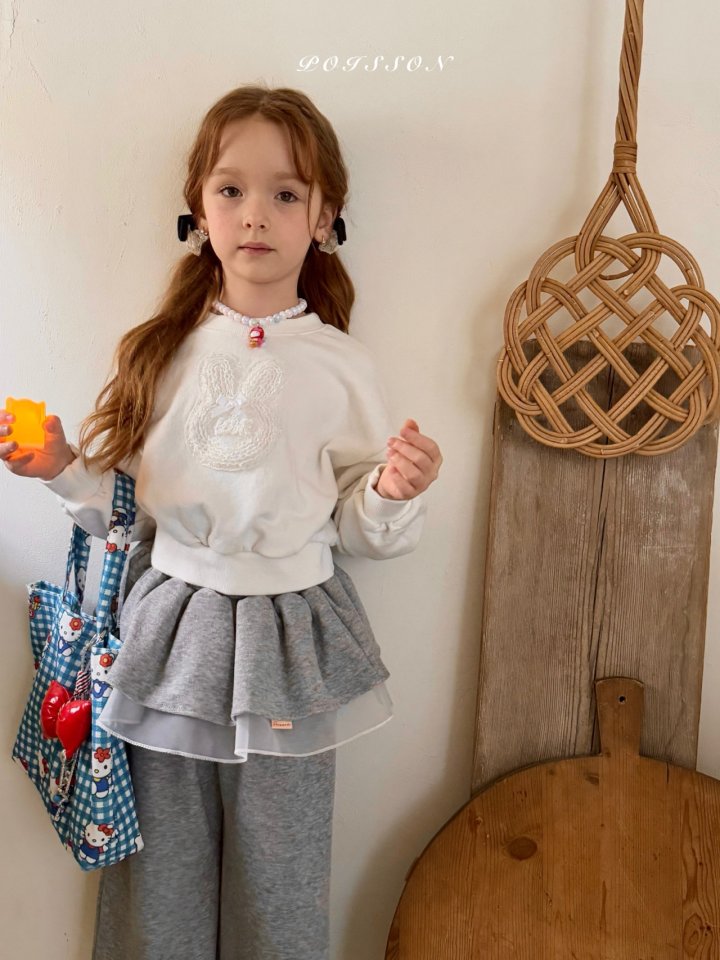 Poisson - Korean Children Fashion - #minifashionista - Rabbit Sweatshirts - 8