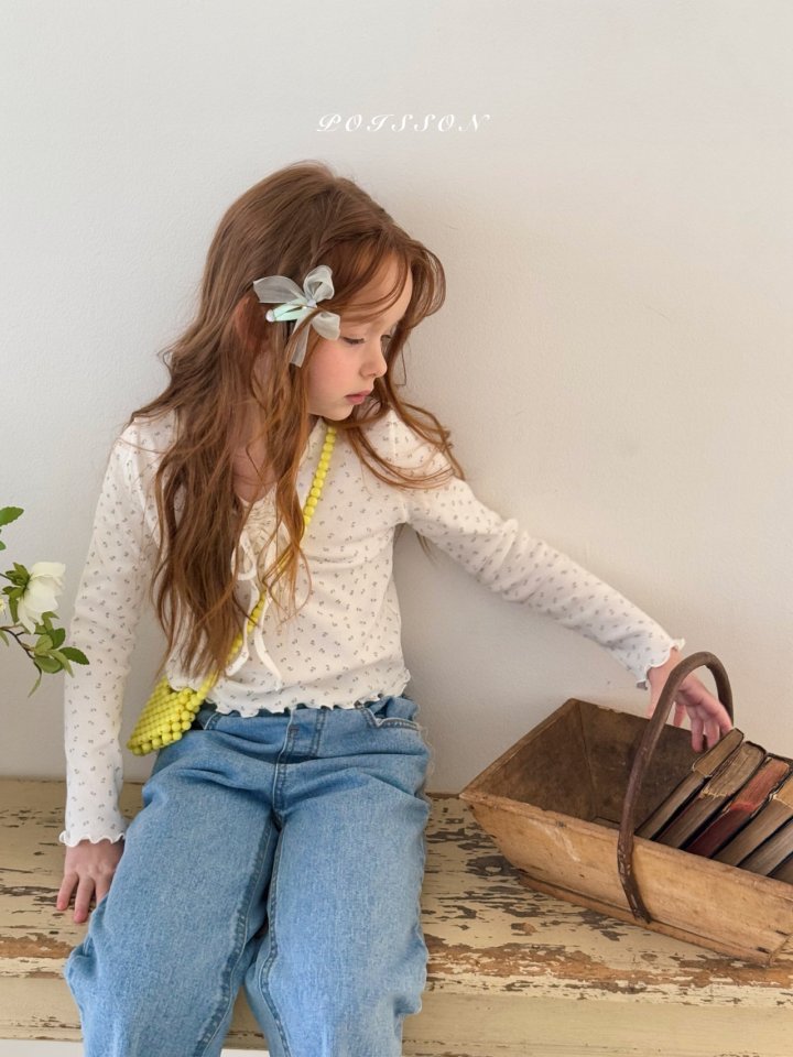 Poisson - Korean Children Fashion - #stylishchildhood - Heart Pocket Denim Pants - 7