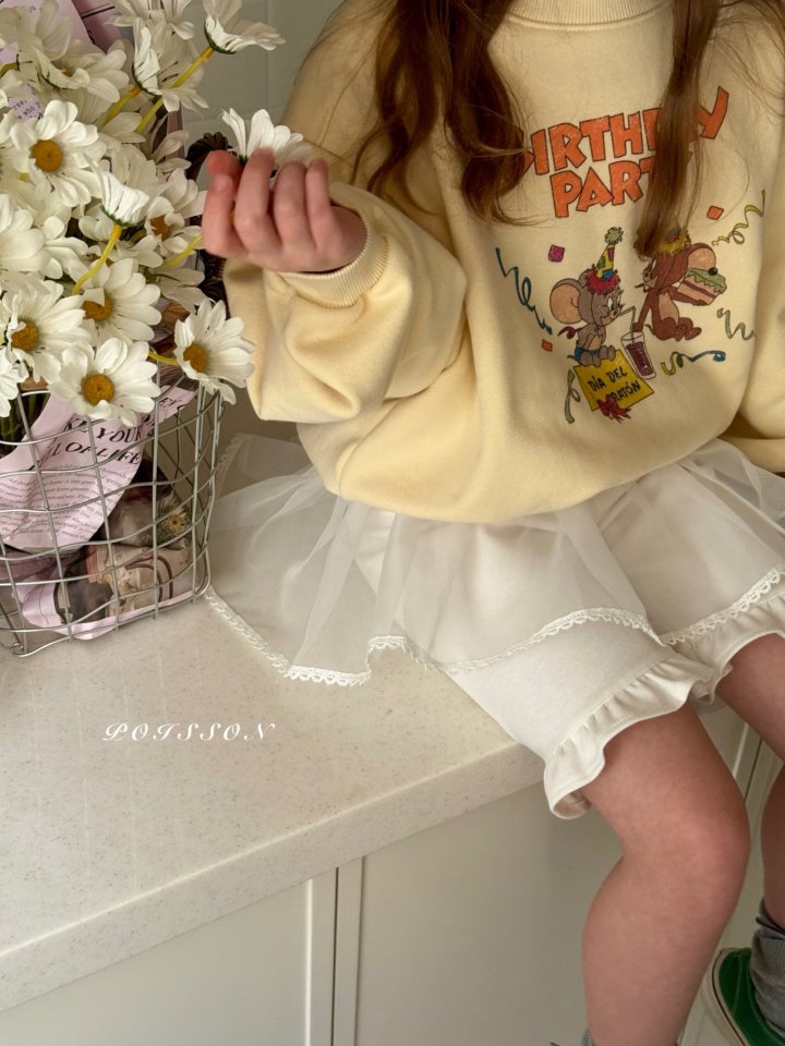 Poisson - Korean Children Fashion - #stylishchildhood - Layered Skirt - 6