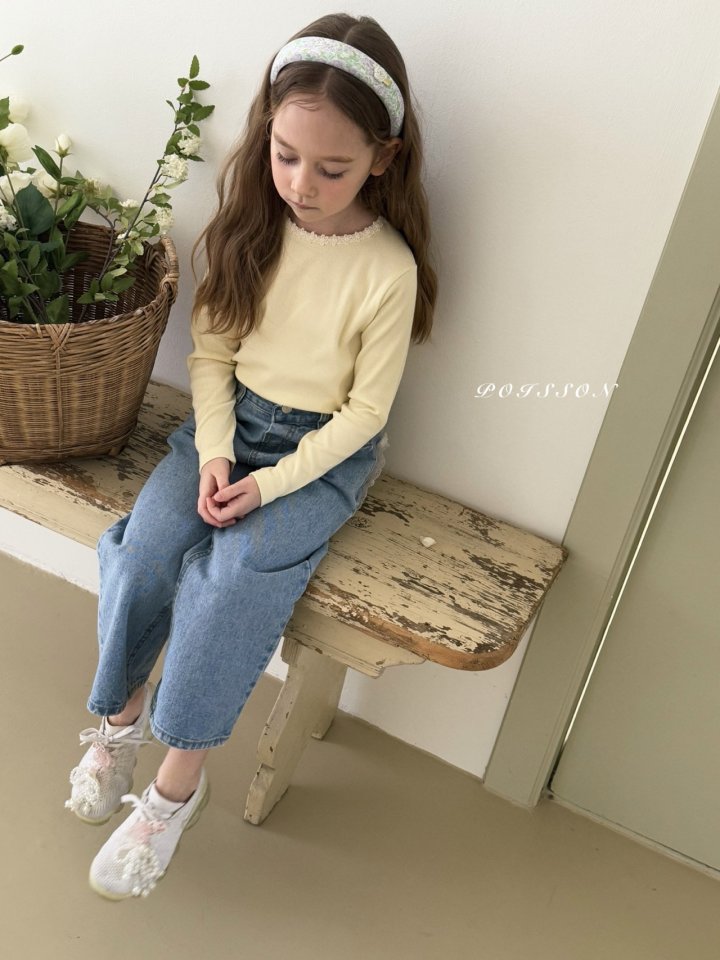 Poisson - Korean Children Fashion - #todddlerfashion - Grace Tee - 9