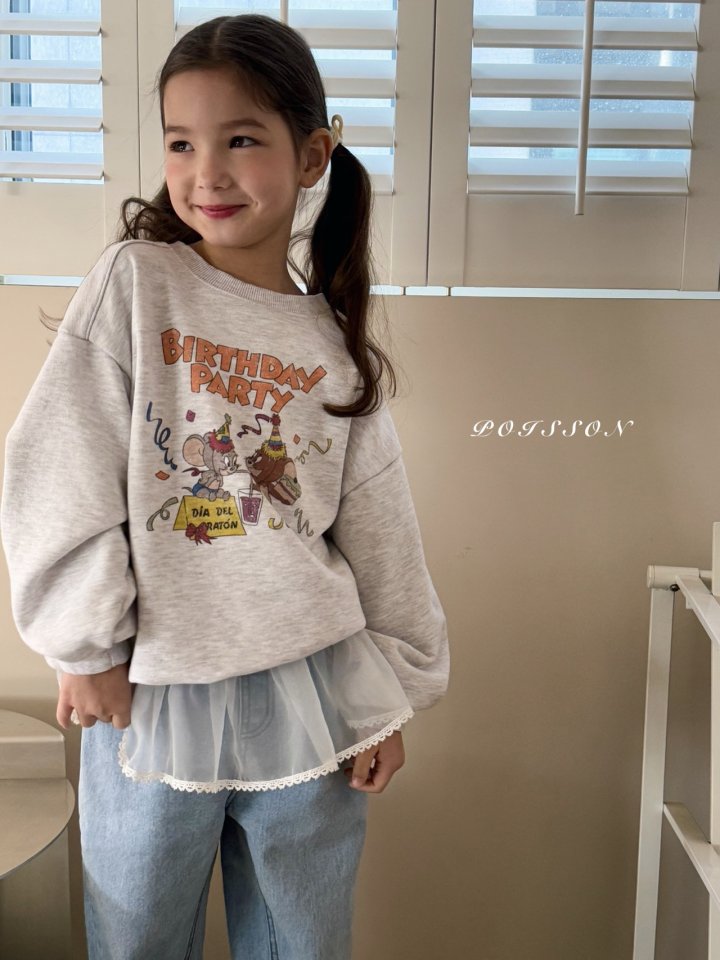 Poisson - Korean Children Fashion - #todddlerfashion - Birthday Sweatshirts - 4
