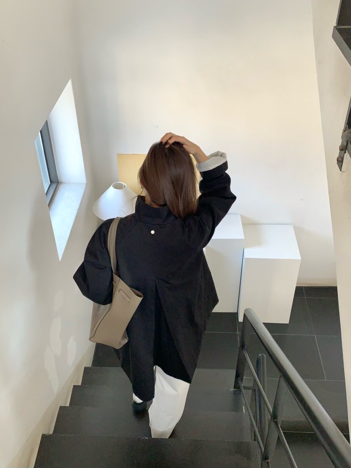 Pomelo - Korean Women Fashion - #momslook - Military Half Trench Coat - 3