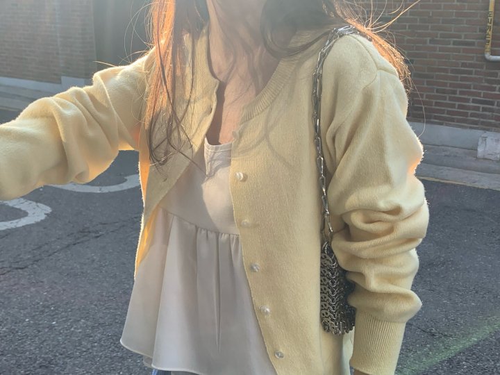 Pomelo - Korean Women Fashion - #momslook - Bagle Cardigan