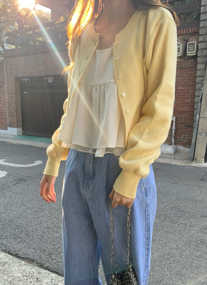 Pomelo - Korean Women Fashion - #momslook - Bagle Cardigan - 11